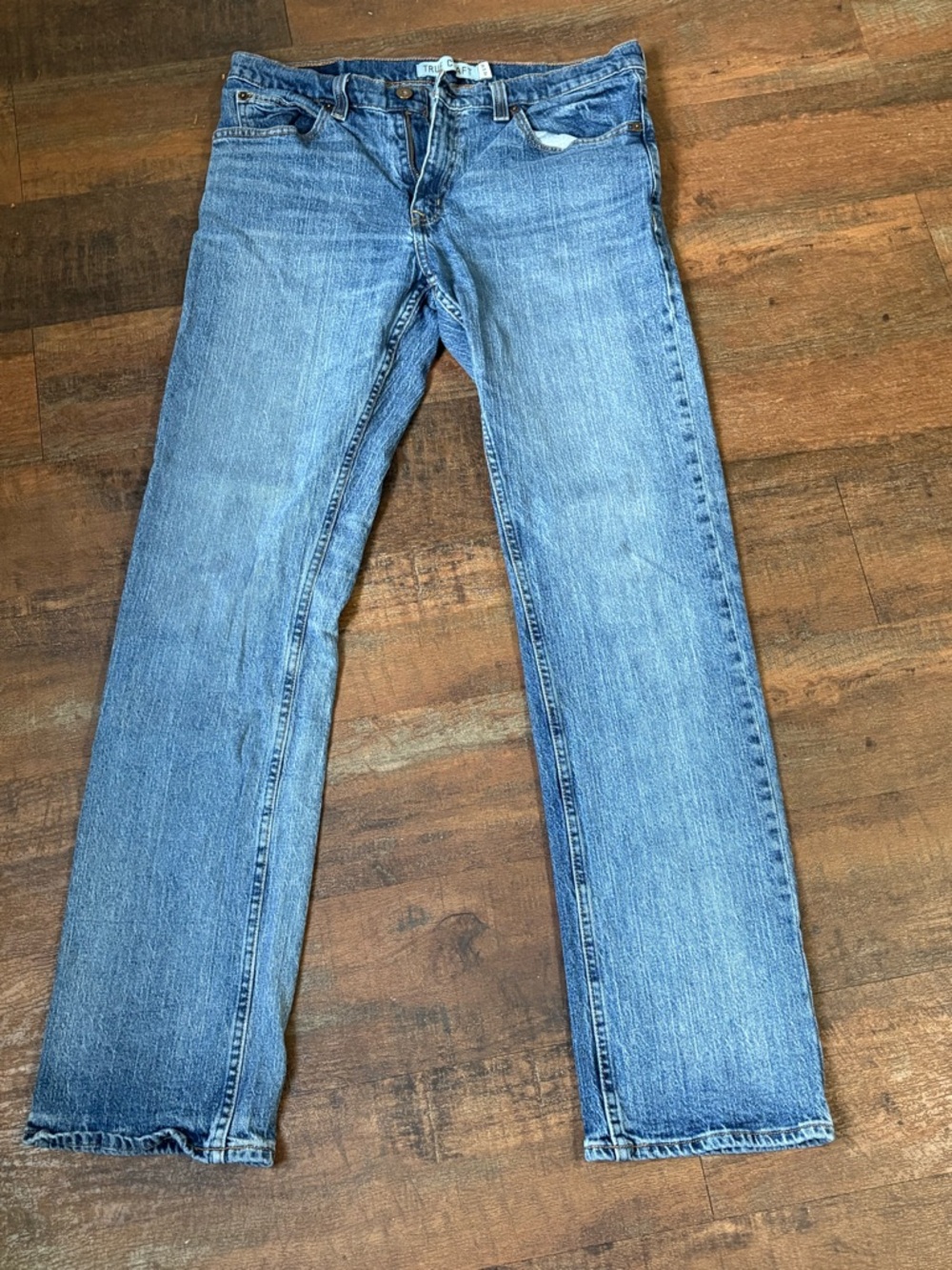 True Craft Light Blue Men’s Straight Jeans